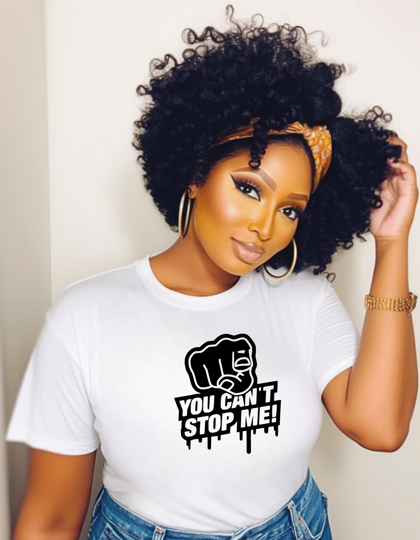 "You Can't Stop Me" Unisex Cotton T-Shirt