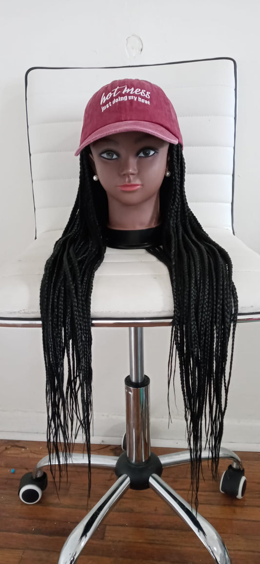 Hot Mess Braided Hat Wig