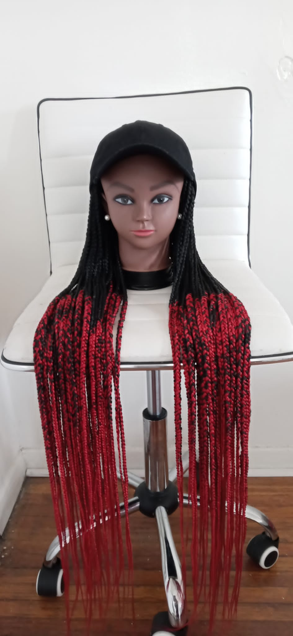 Ombre Braided Hat Wig