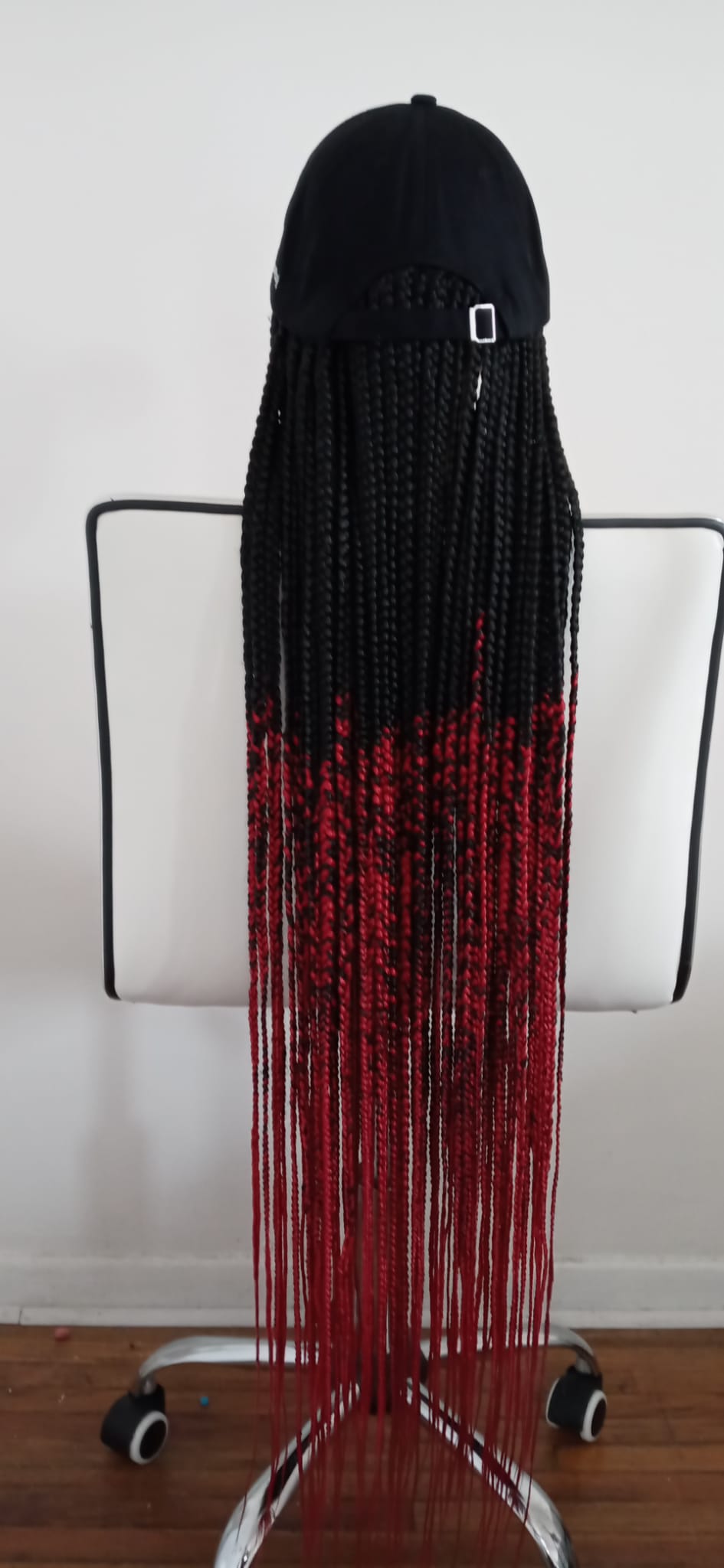 Ombre Braided Hat Wig