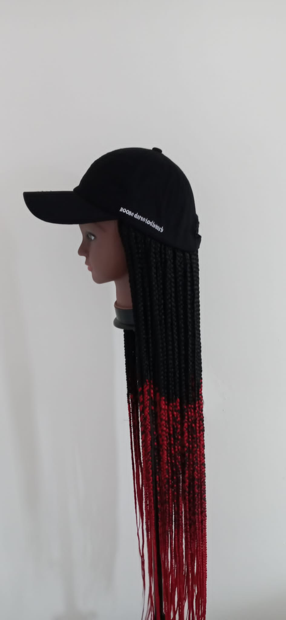 Ombre Braided Hat Wig