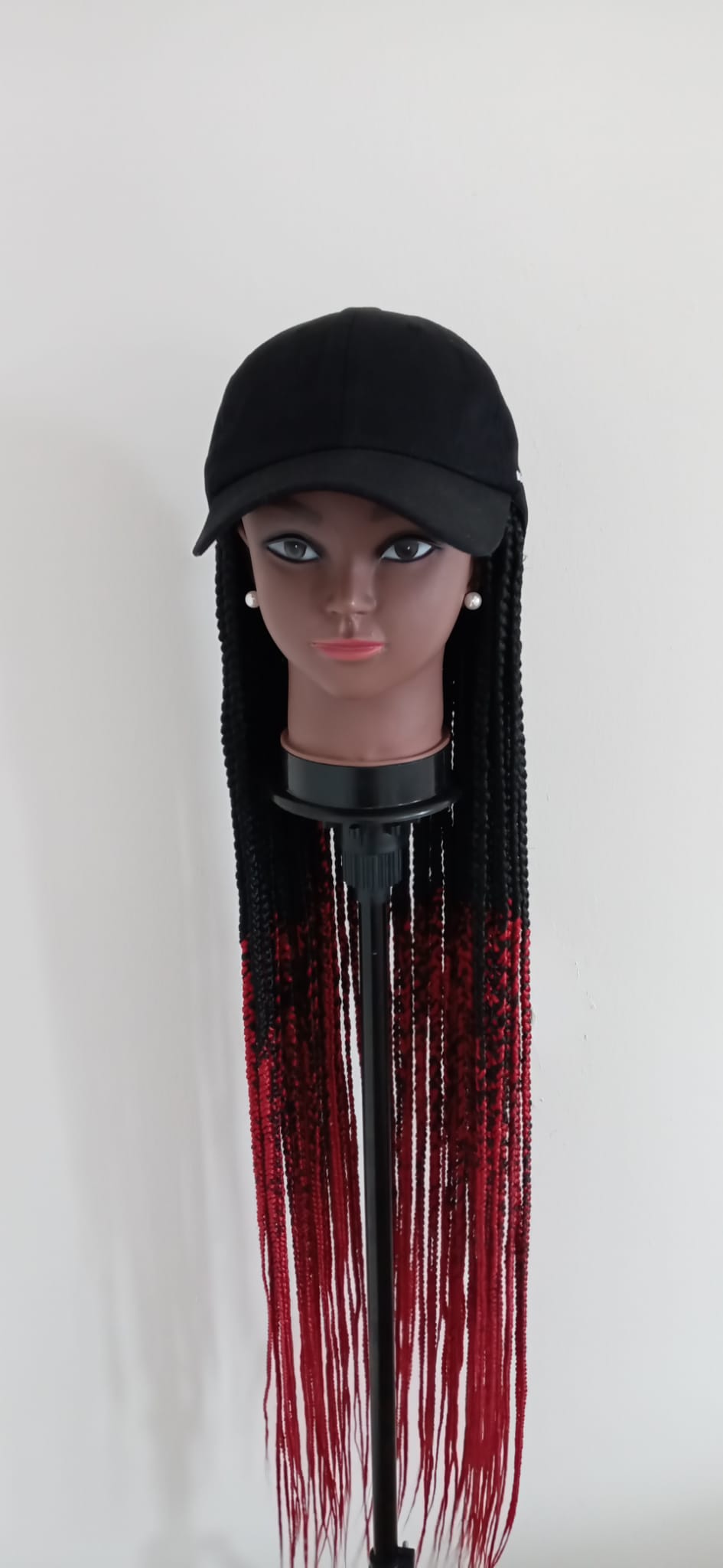 Ombre Braided Hat Wig