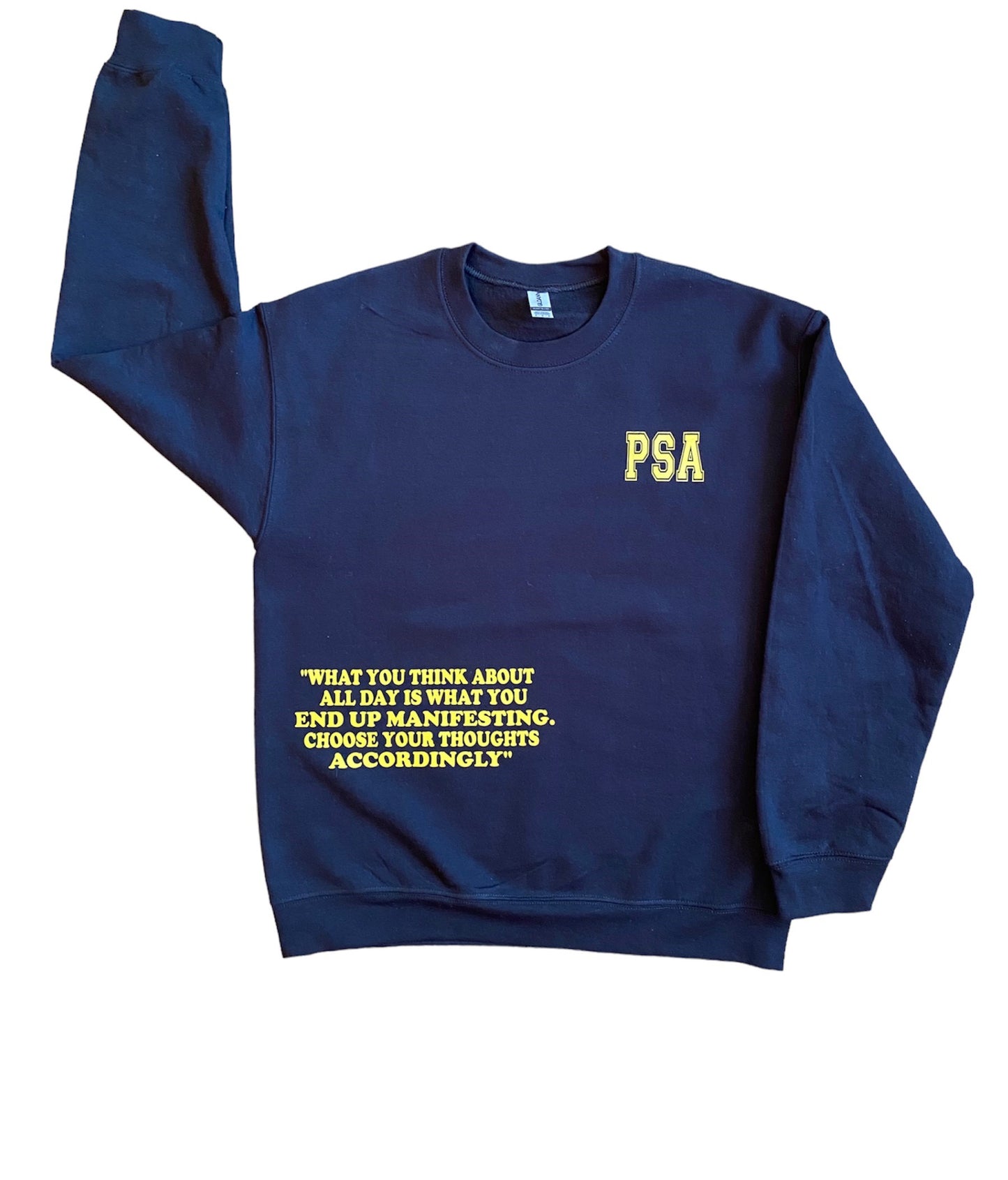 BLACK Unisex PSA Sweater